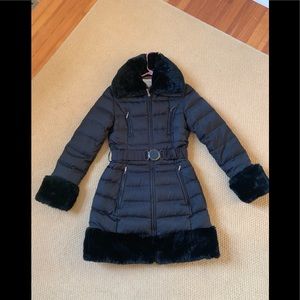 Down Faux Fur Trimmed Jacket/Coat